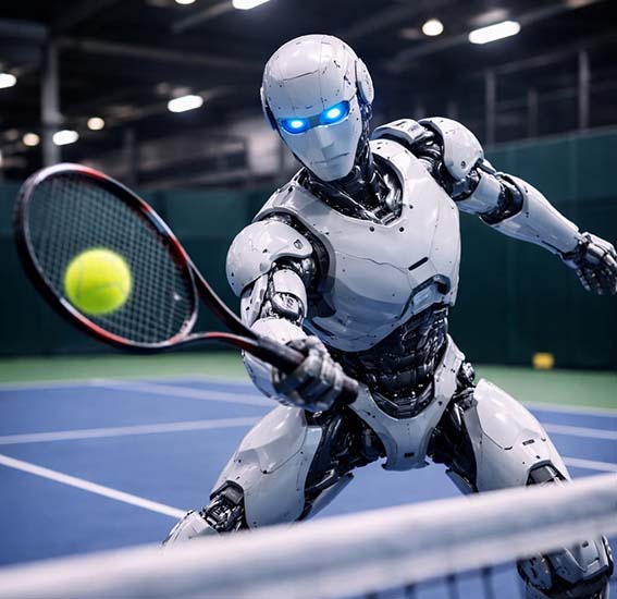 Un robot humanoide desafía a la lógica: juega al tenis y abre el debate sobre el futuro del deporte